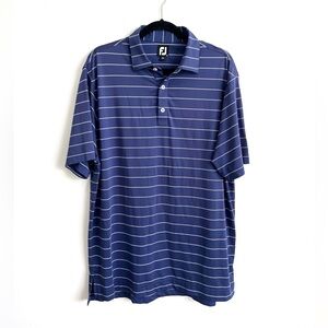 FootJoy Men’s Striped Golf Polo Shirt - Size L